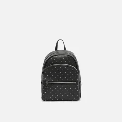 Mochila con detalles metalizados