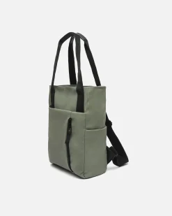 Mochila grande en nylon con bolsillo para portátil (14") y asa de hombro