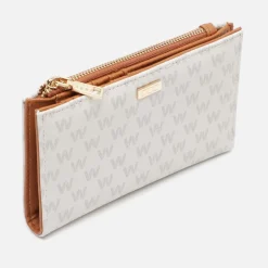 Monedero pequeño con estampado monogram