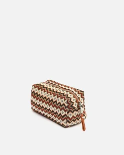 Neceser con estampado jacquard
