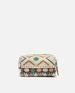 Neceser de viaje con estampado jacquard