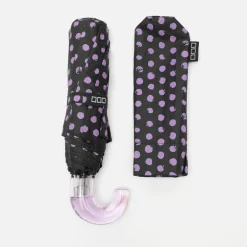 Paraguas plegable estampado de puntos