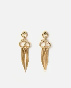Pendientes largos serpiente
