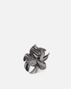 Pinza de pelo grande flor