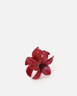 Pinza de pelo grande flor