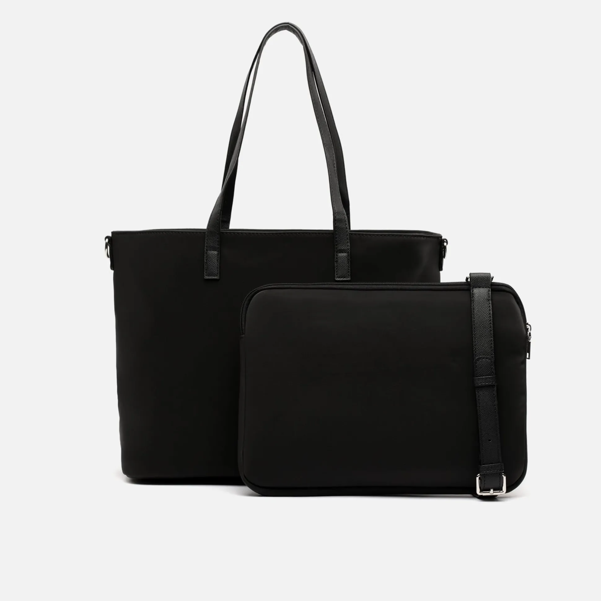 Portaordenador shopper con funda extraíble en nylon (13,3")