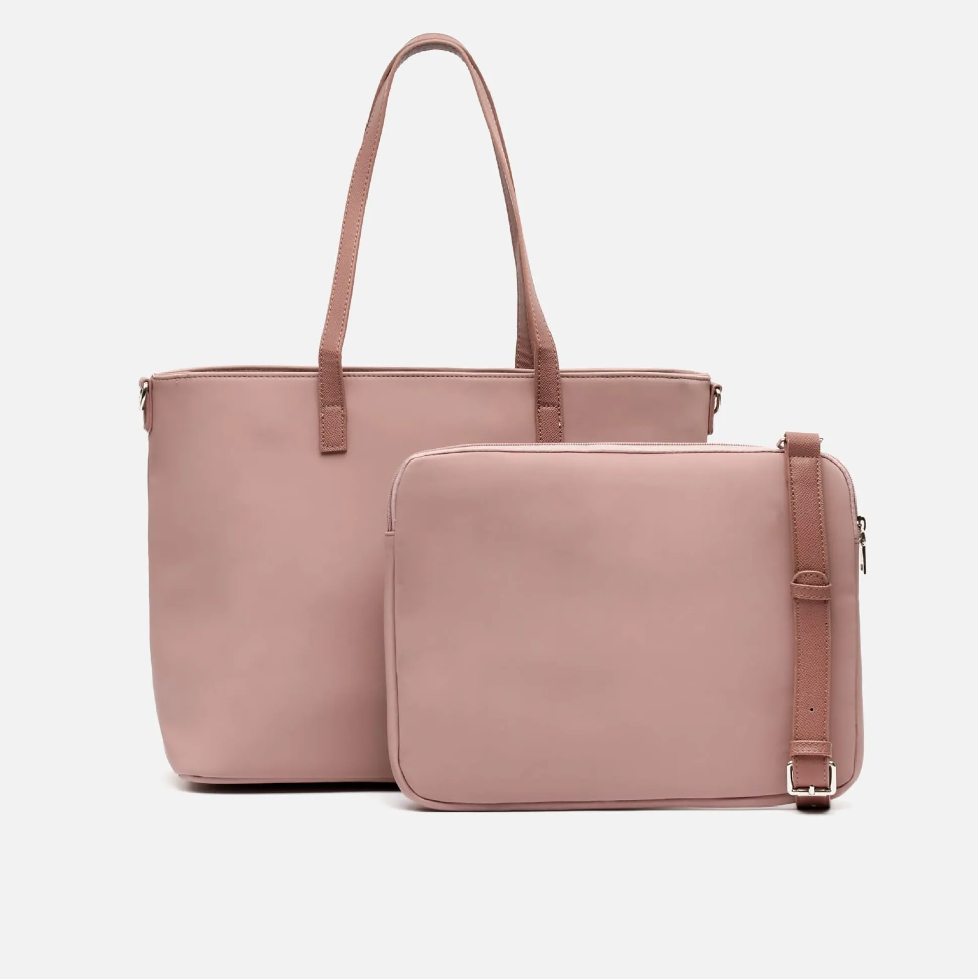 Portaordenador shopper con funda extraíble en nylon (13,3")