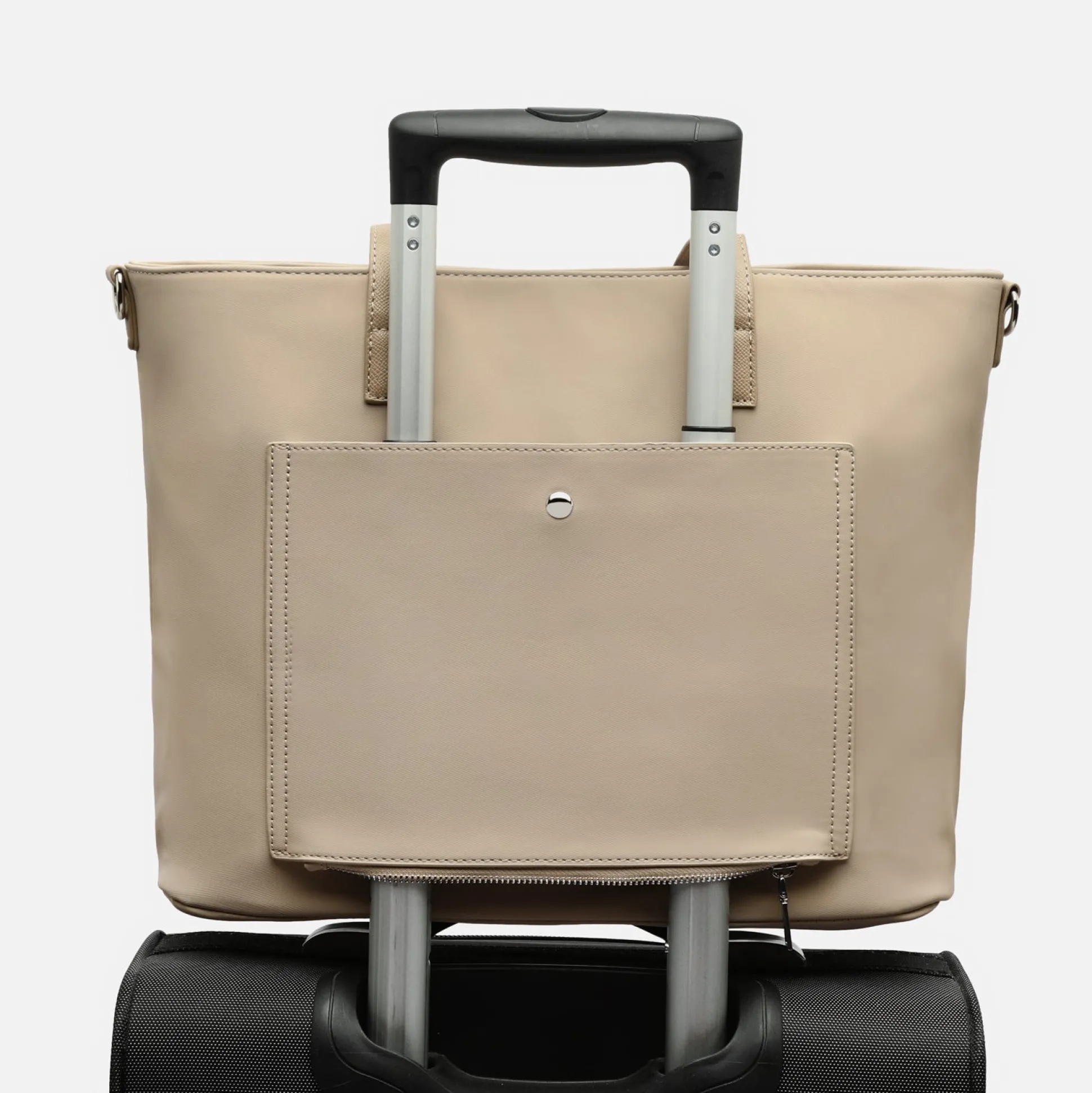 Portaordenador shopper con funda extraíble en nylon (13,3")